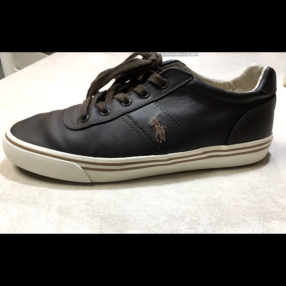 RALPH LAUREN /Dark Brown/Genuine Leather Uppers - Picture 2 of 3